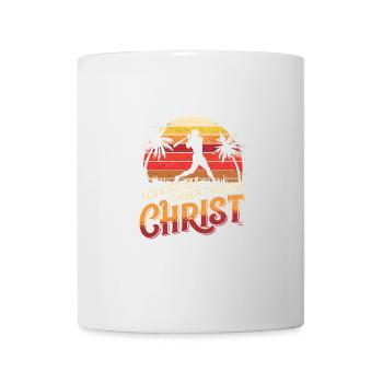 I can do everything through Christ Baseball Christian - Mug - white - Front