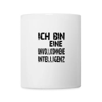 L’IA dit que je suis une intelligence imparfaite - Mug blanc - blanc - Devant