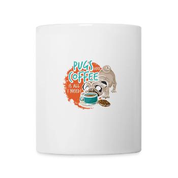 Boobs and coffee are all I need Fun - Mug - white - Front