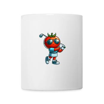 Funny Golf Tomato Cool Swing Vibes With - Mug - white - Front