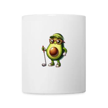 Funny golf avocado with cool style and attitude - Mug - white - Front