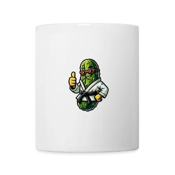 Karaté Concombre Drôle Arts Martiaux Humour Animal - Mug blanc - blanc - Devant