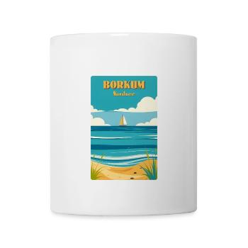 Borkum - Tasse - Weiß - Vorne