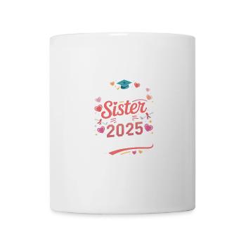 Proud sister of a 2025 graduate - Mug - white - Front