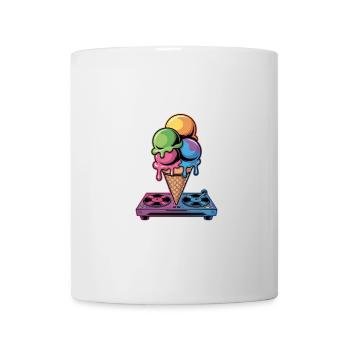 DJ Cream Beats Music Fun - Mug - white - Front