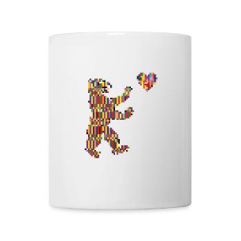 Berlin Valentine's Heart - Mug - white - Front