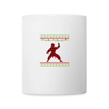 Karaté Noël - Mug blanc - blanc - Devant
