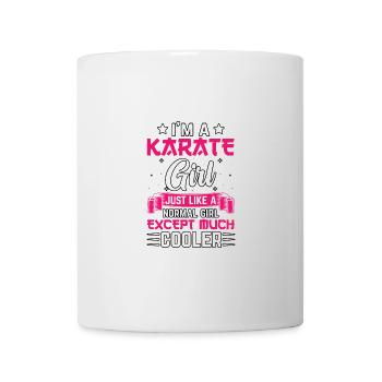 Je suis une fille de karaté - Mug blanc - blanc - Devant