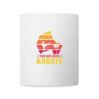 Dieses Kind liebt Karate - Tasse - Weiß - Vorne