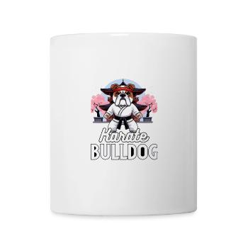 Karaté Bouledogue - Mug blanc - blanc - Devant