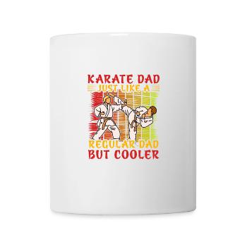 Karate Dad wie ein normaler Papa, nur cooler - Tasse - Weiß - Vorne