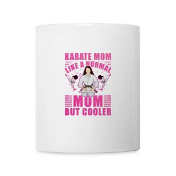 Karaté Mom comme une maman normale mais plus cool - Mug blanc - blanc - Devant