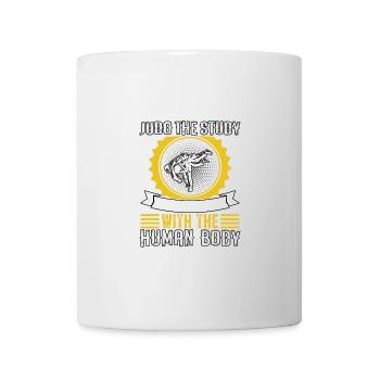 Judo the Study of Physics with a human body - Mug - white - Front