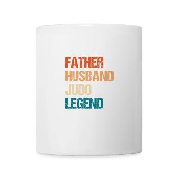Vater Ehemann Judo-Legende - Tasse - Weiß - Vorne