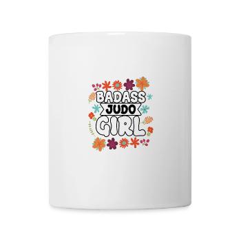 Badass Judo Mädchen - Tasse - Weiß - Vorne