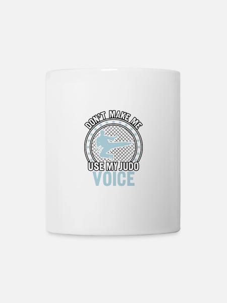 Don't make me use my Judo Voice - Mug - white