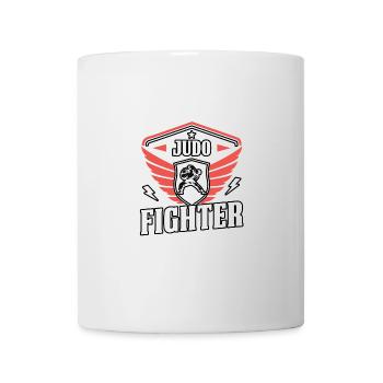 Combattant de judo - Mug blanc - blanc - Devant