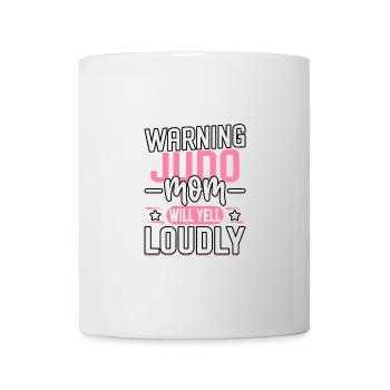 Warning Judo Mom will yell loudly - Mug - white - Front