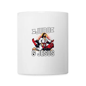 Le judo et Jésus - Mug blanc - blanc - Devant