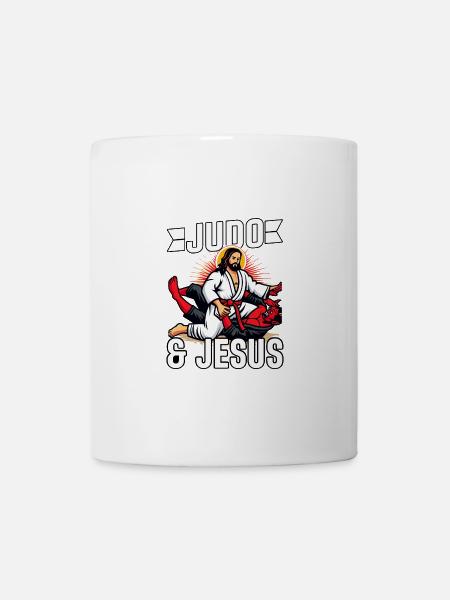 Judo und Jesus - Tasse - Weiß