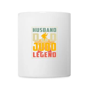 Ehemann Papa Judo-Legende - Tasse - Weiß - Vorne