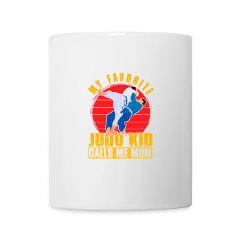 Mein Lieblings-Judo-Kind nennt mich Mama - Tasse - Weiß - Vorne