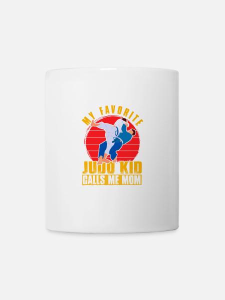 Mein Lieblings-Judo-Kind nennt mich Mama - Tasse - Weiß
