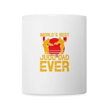 World's best Judo Dad ever - Mug - white - Front