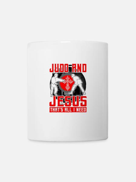 Judo und Jesus, das ist alles, was ich brauche - Tasse - Weiß
