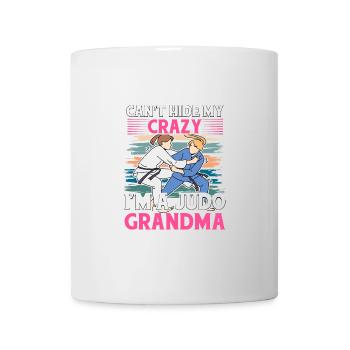 Ich kann meinen Wahnsinn nicht verbergen: Ich bin eine Judo-Oma - Tasse - Weiß - Vorne