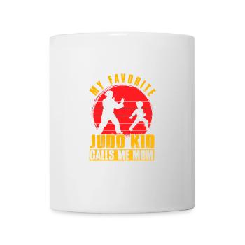 Mein Lieblings-Judo-Kind nennt mich Mama - Tasse - Weiß - Vorne