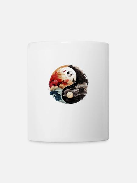 Yin Yang - Tasse - Weiß