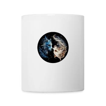 Yin Yang Katzen - Tasse - Weiß - Vorne