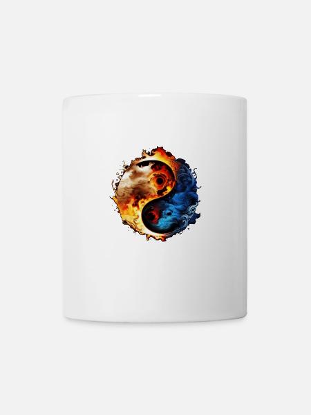 Yin Yang - Tasse - Weiß