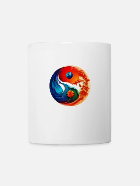 Yin Yang - Tasse - Weiß