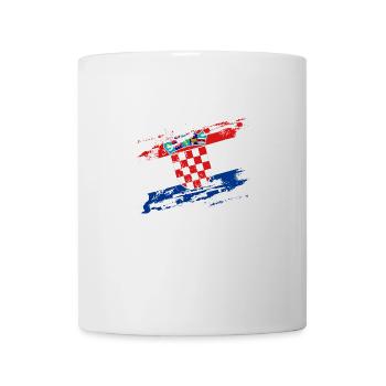 Croatia Flag Adriatic Zagreb Croatian Flag - Mug - white - Front