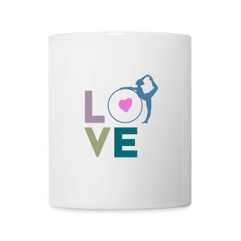 J’aime la gymnastique | Conception de gymnastique cool - Mug blanc - blanc - Devant