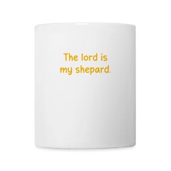 Le Seigneur est mon berger - Jésus-Christ - Mug blanc - blanc - Devant