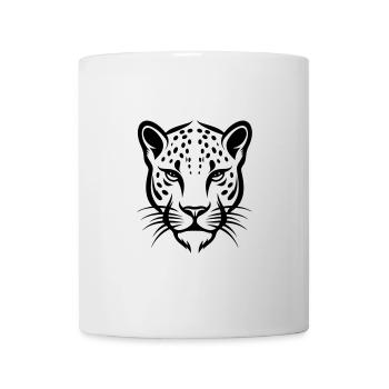Tête de guépard - Mug blanc - blanc - Devant