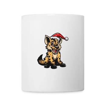 Noël de la hyène - Mug blanc - blanc - Devant