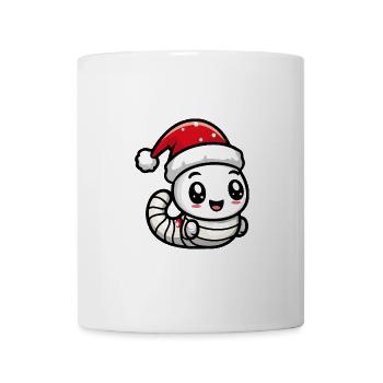 Wurm Weihnachten Christmas - Tasse - Weiß - Vorne