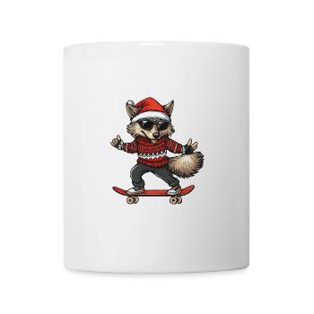 Wolf Christmas Funny - Mug - white - Front