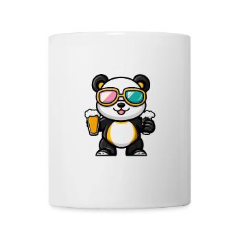 Panda Ski Bier - Tasse - Weiß - Vorne
