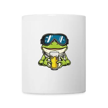Frosch Ski Bier - Tasse - Weiß - Vorne
