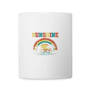 Ich will etwas Sonnenschein und Rocksongs Retro-Vibes - Tasse - Weiß - Vorne