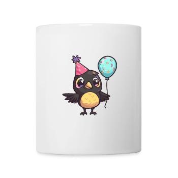 Corbeau Corbeau Anniversaire Bébé - Mug blanc - blanc - Devant