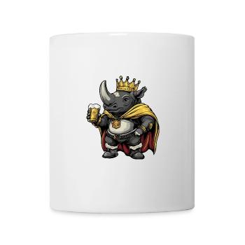 Rhino Beer Funny - Mug - white - Front
