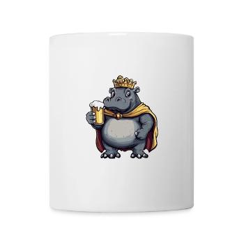 Hippopotamus Beer Funny - Mug - white - Front