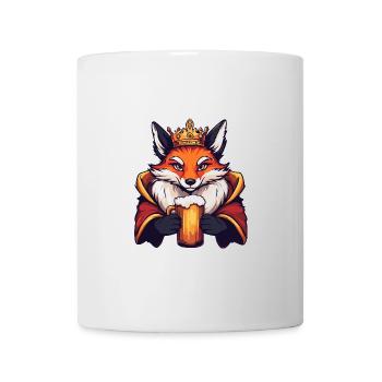 Fuchs Bier Lustig - Tasse - Weiß - Vorne