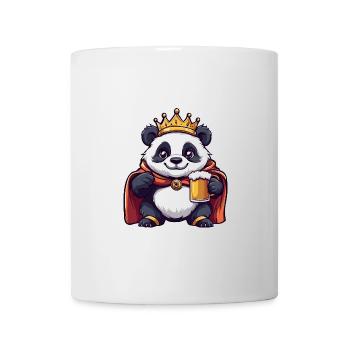 Panda Bier Lustig - Tasse - Weiß - Vorne
